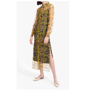 STAUD FRANK DRESS - MARIGOLD TOILE